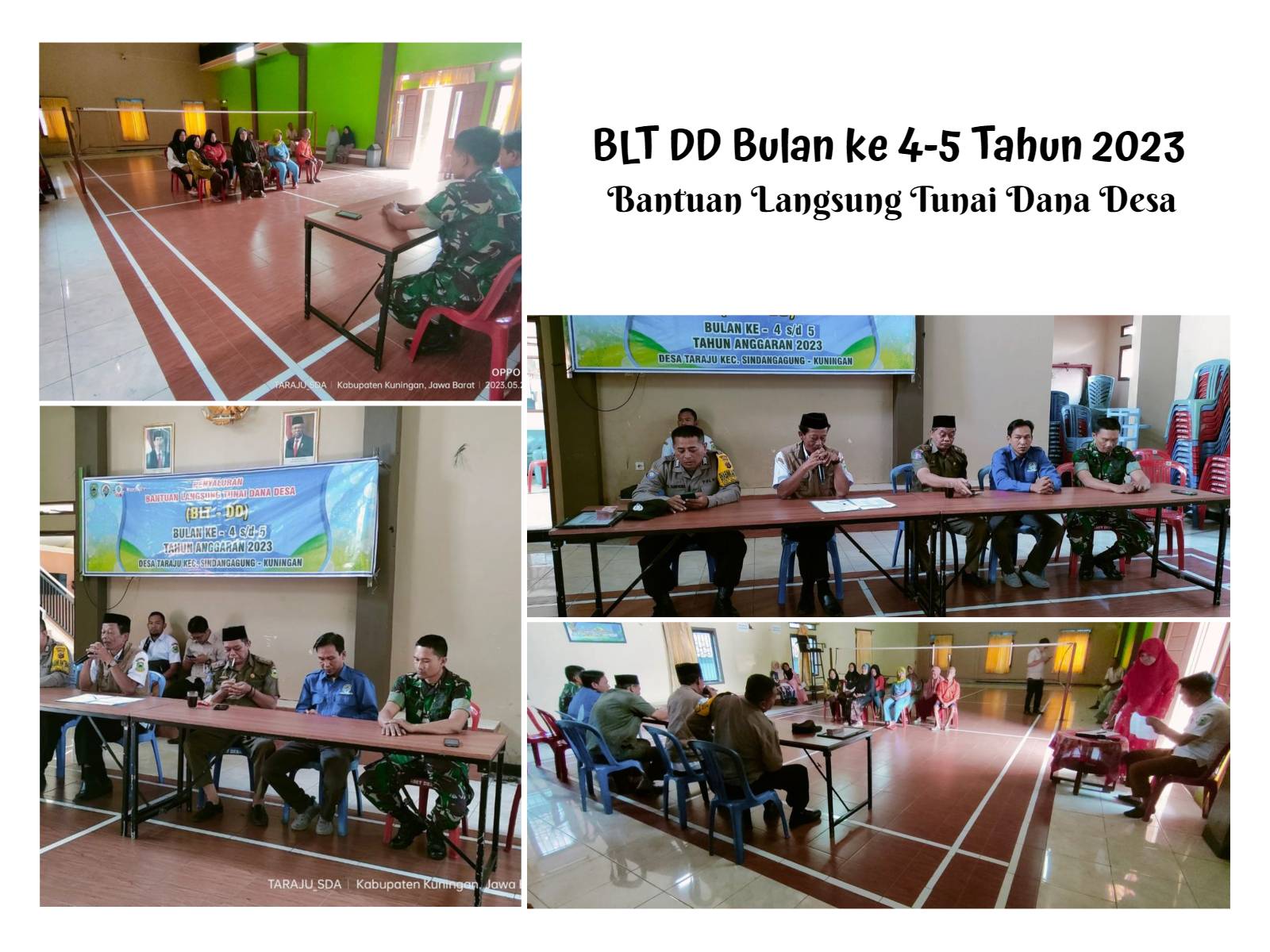 BLT DD (Bantuan Langsung Tunai Dana Desa) BULAN KE 4 - 5 TAHUN 2023
