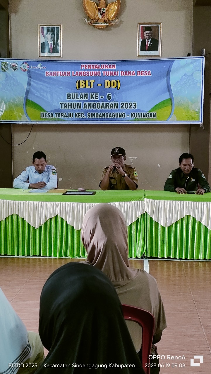 BLT DD (Bantuan Langsung Tunai Dana Desa) BULAN KE 6 TAHUN 2023