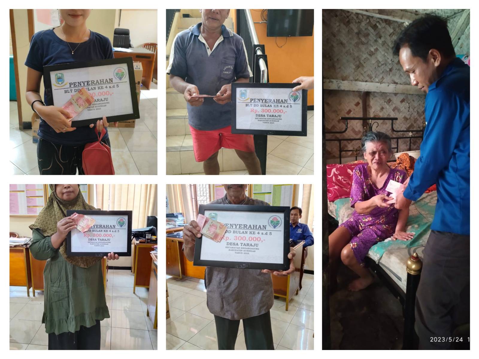 BLT DD (Bantuan Langsung Tunai Dana Desa) BULAN KE 4 - 5 TAHUN 2023